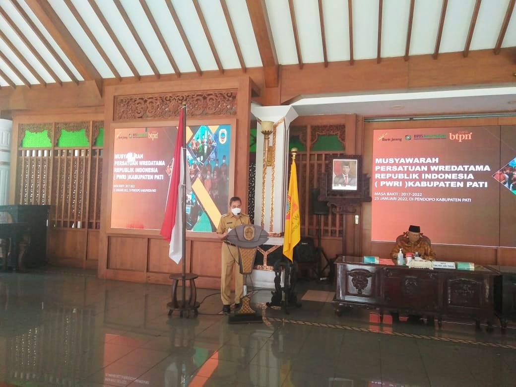 Bupati Buka Musyawarah Persatuan Wredatama Republik Indonesia Kabupaten Pati